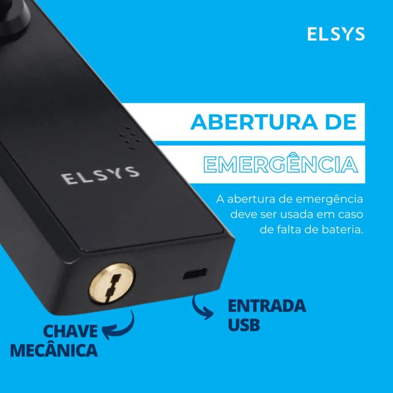 Fechadura-Digital-de-Embutir-com-Biometria-ESF-DE2000B-Preto