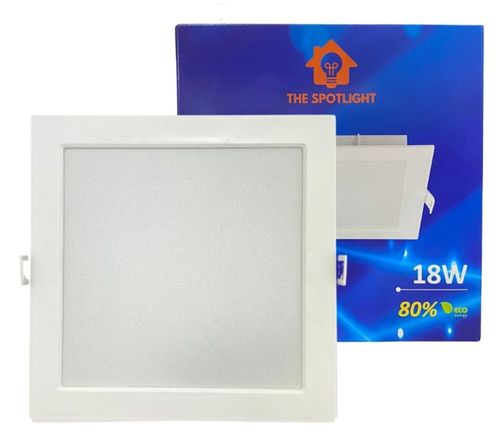 Painel led de Sobrepor Quadrado 18W 16x16cm Luz Branca Spotlight