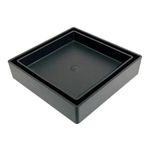 Ralo-Invisivel-Quadrado-Preto-10X10cm-Estrela