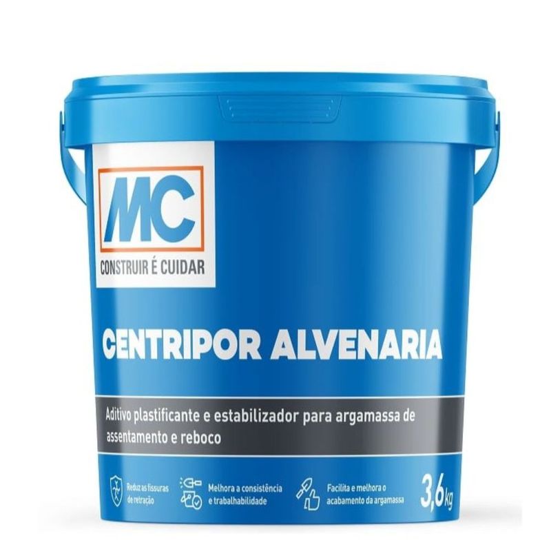 Aditivo-Plastificante-Argamassa-Centripor-Alvenaria-36Kg-Mc-Bauchemie