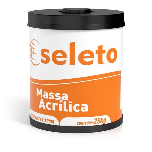 Massa Acrílica Barrica 25Kg Seleto