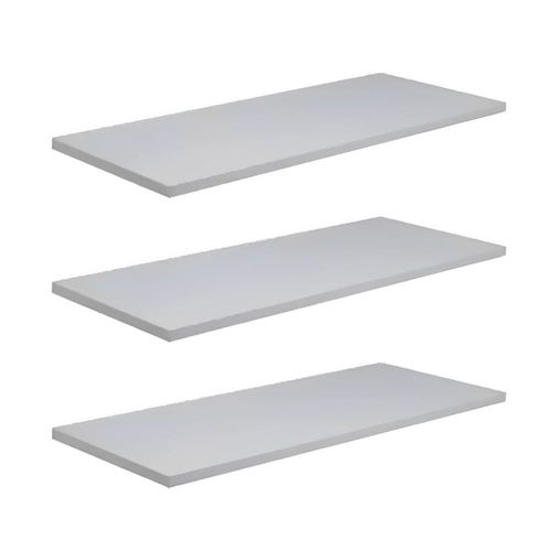 Prateleira MDF Branco com Suporte Invisível 60x20x1,5cm