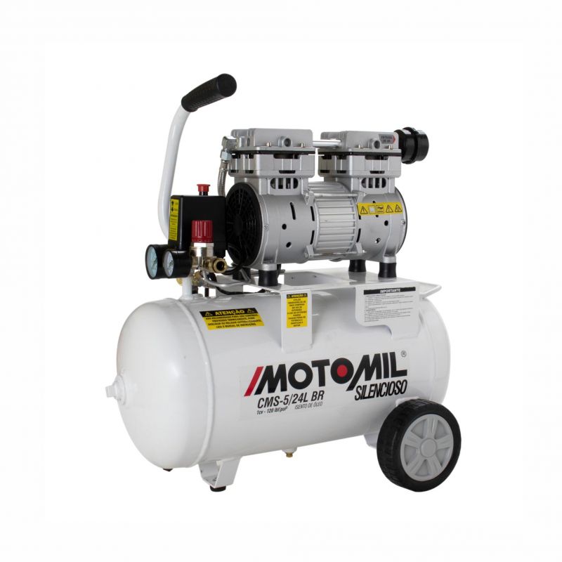 Compressor-Odontologico-24L-5-pes-120Lbs-1HP-CMS-50-24BR-220V-Motomil