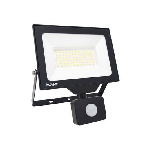 Refletor de Led com sensort de presença IP66 50w Luz Branca Bivolt