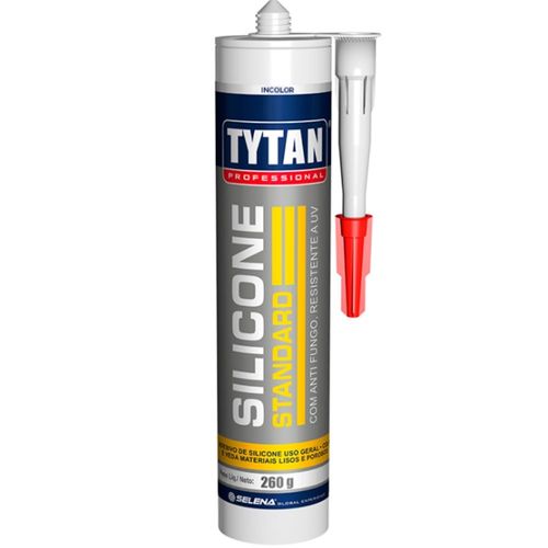 Silicone Acético Standard Incolor 260g Tytan