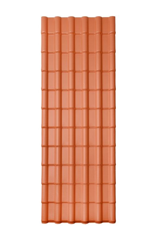 Telha PVC Plan Terracota 2,42x86cm Lux Telhas