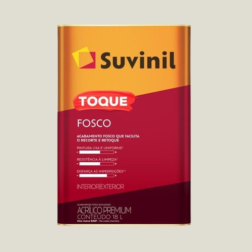 Tinta Premium Acrílica Fosco Toque Gelo 18L Suvinil