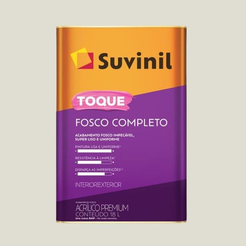 Tinta Premium Acrílica Toque Fosco Completo Gelo 18L Suvinil