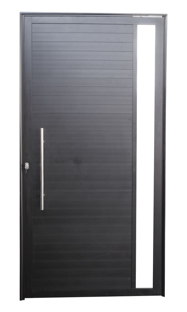 Porta-Pivotante-Lambril-Aluminio-Preto-com-Visor-Esquerdo-210x100cm