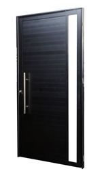 Porta-Pivotante-Lambril-Aluminio-Preto-com-Visor-Esquerdo-210x100cm