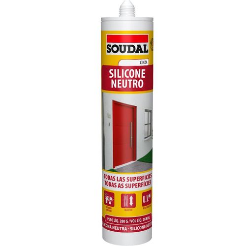 Silicone Neutro Construção Branco 280g Soudal