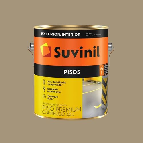 Tinta Premium Acrílica Fosco Piso Concreto Puro 3,6L Suvinil