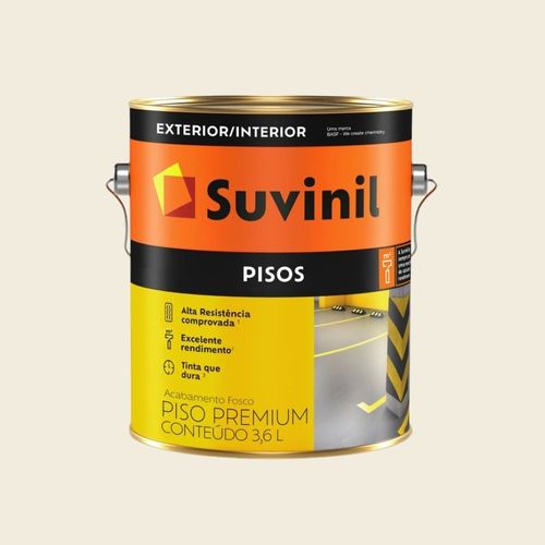 Tinta Premium Acrílica Fosco Piso Branco 3,6L Suvinil