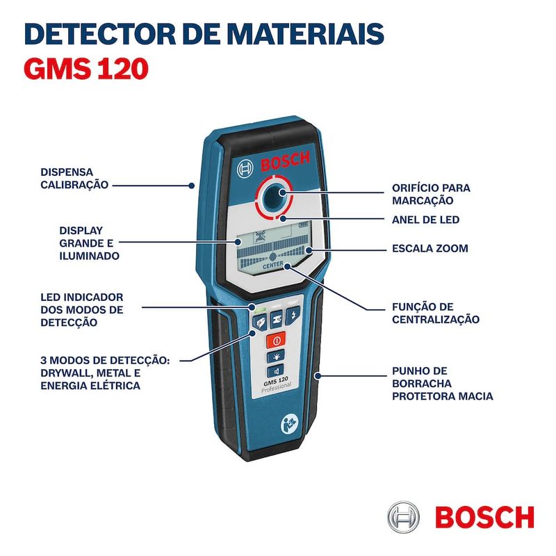 Detector-e-Scanner-de-Parede-GMS-120-Bosch