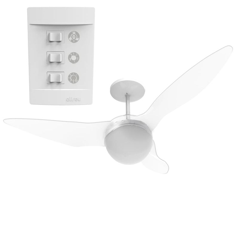 Ventilador-de-Teto-Terral-Cristal-2-Lampadas-E27-Controle-Parede-220V