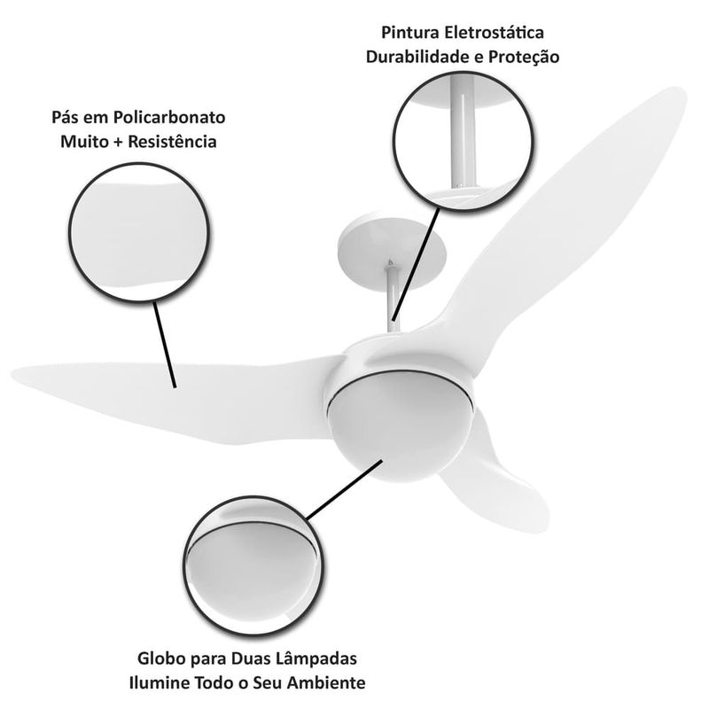 Ventilador-de-Teto-Terral-Cristal-2-Lampadas-E27-Controle-Parede-220V