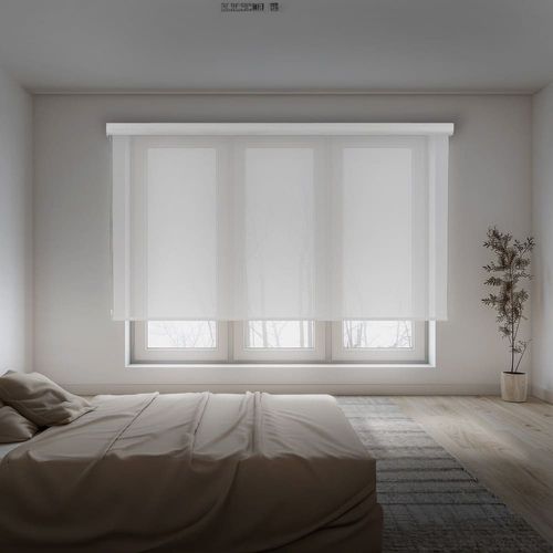 Cortina Persiana Rolô Solar Branco 180x140cm