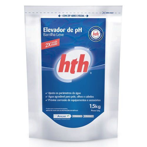 Elevador de pH para Piscina em Pó 1,5Kg HTH