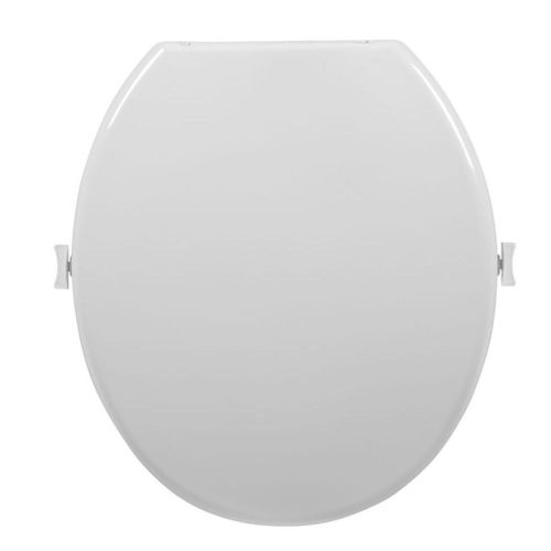 Assento Sanitário Elevado com Tampa 7cm Oval Branco