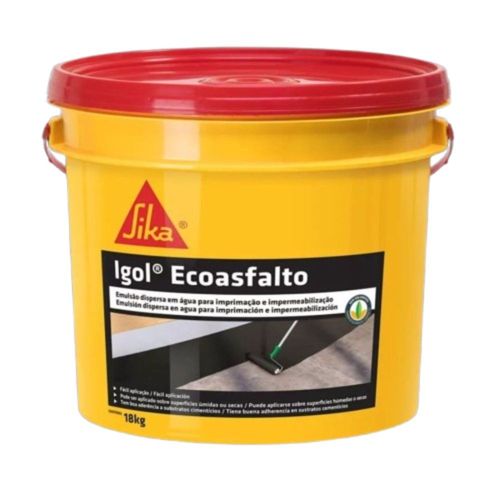 Impermeabilizante EcoAsfática Igol Pintura 18l Sika