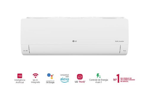 Ar Condicionado Inverter LG Dual Voice 18000 Btus Frio 220V