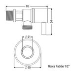 Registro-para-Ducha-Higienica-ABS-Cromado-1-2x3-4--Cisne-1196-Forusi