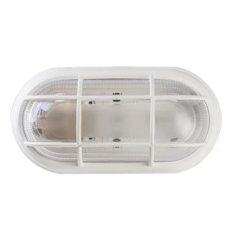 Tartaruga-em-Termoplastico-Branca-com-Grade-IP54-para-1-Lampada-E27