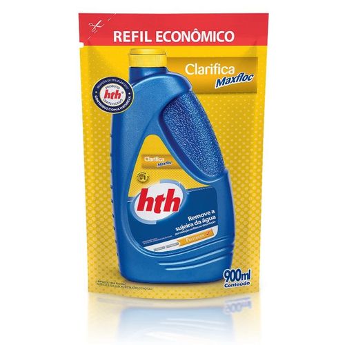 Refil Clarificante e Auxiliar de Filtração Frasco 900ml Piscina Hth