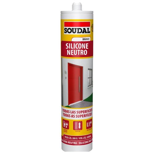 Silicone Neutro Construção Cinza 280g Soudal