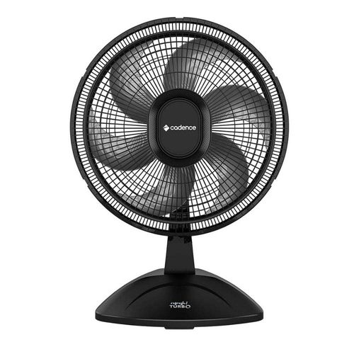 Ventilador de Mesa Refresh Turbo Preto com 6 Pás 40cm 140W 220V