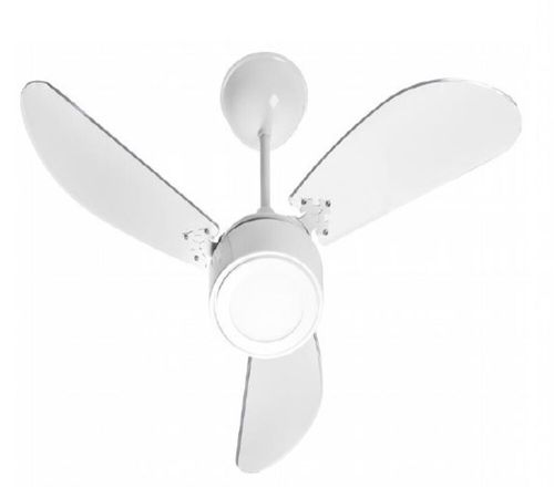 Ventilador de Teto New Light Branco LED Controle Parede 220V