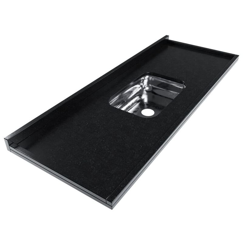 Pia-para-Cozinha-Granito-200x55cm-Preto-com-Cuba-Central-14cm