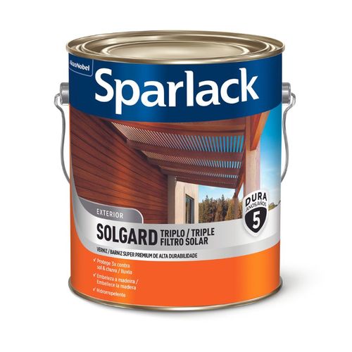 Verniz Premium Sintético Brilhante Solgard Incolor 3,6L Coral