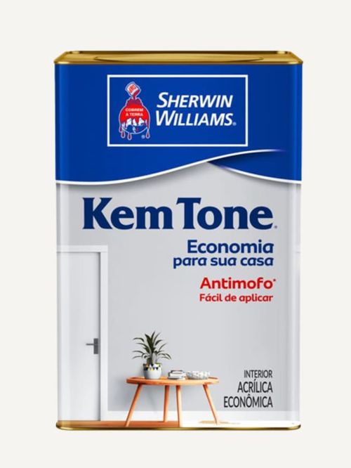 Tinta Econômica Acrílica Fosco Kemtone Branco 18L