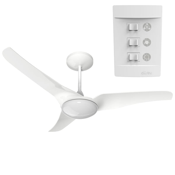 Ventilador-de-Teto-Slim-Branco-LED-Controle-Parede-220V