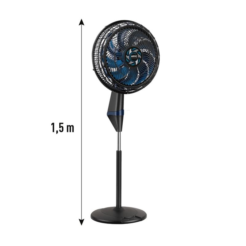 Ventilador-de-Coluna-X-Treme-9-Preto-com-9-Pas-40cm-220V