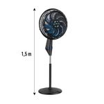 Ventilador-de-Coluna-X-Treme-9-Preto-com-9-Pas-40cm-127V