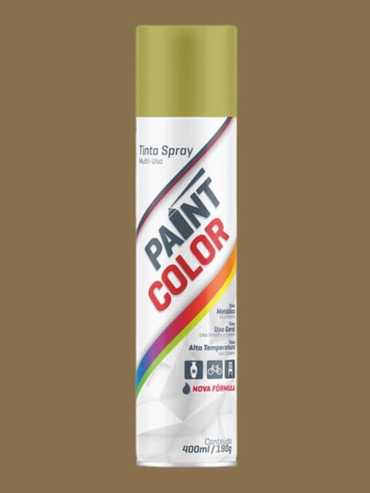 Tinta-Spray-Metalica-Ouro-400ml-Paintcolor