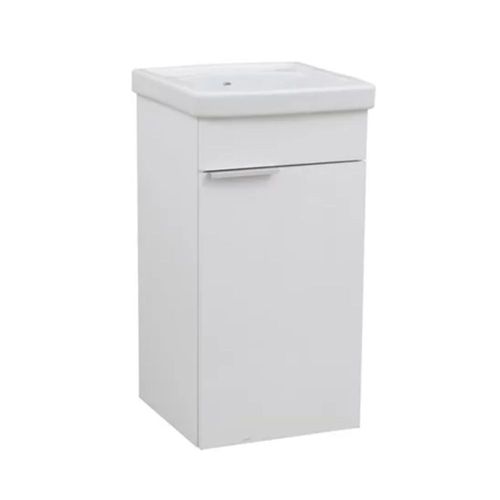 Kit Gabinete Lavanderia com Tanque Celite 75cm Branco