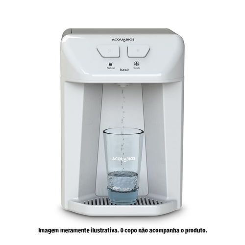 Purificador de Água Refrigerado Basic Branco Bivolt Acquabios