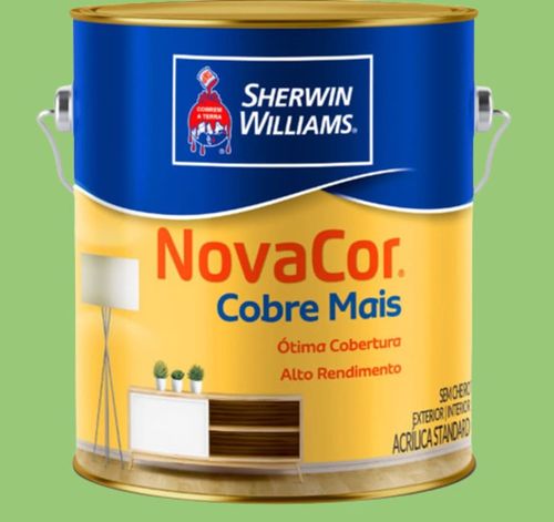 Tinta Standard Acrílica Fosco Novacor Cobre Mais Verde Jardim 3,6L