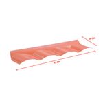 Cumeeira-Espigao-Inferior-PVC-Articulada-Terracota-81x29cm-Afort