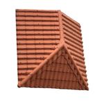 Cumeeira-Espigao-Inferior-PVC-Articulada-Terracota-81x29cm-Afort