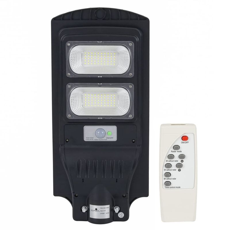 Luminaria-de-LED-Solar-para-Poste-100W-2400-Lumens-Luz-Branca