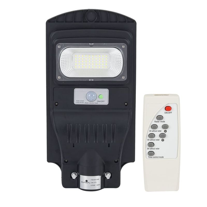 Luminaria-de-LED-Solar-para-Poste-50W-1200-Lumens-Luz-Branca