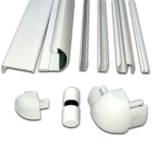 Kit para Box de Canto 1,20x2,40m C1-1.20 Branco