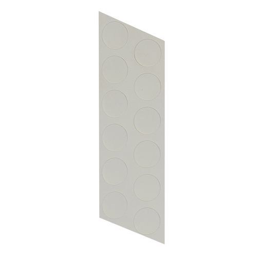 Tapa Furo Adesivo 12mm Branco 12 Peças