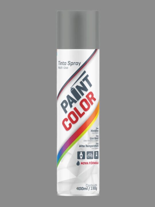 Tinta-Spray-Metalica-Prata-400ml-Paintcolor