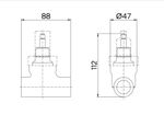 Base-para-Registro-de-Pressao-MVS-4416-para-Tubulacao-PPR-25mm-Docol