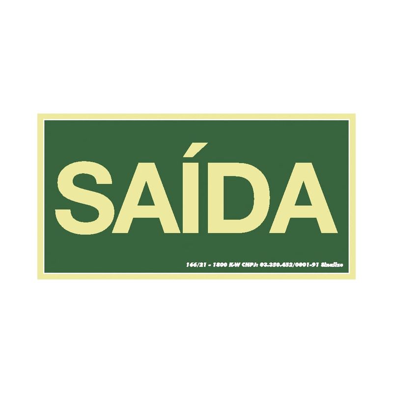 Placa-Saida-30x15cm-em-PVC-Fotoluminescente